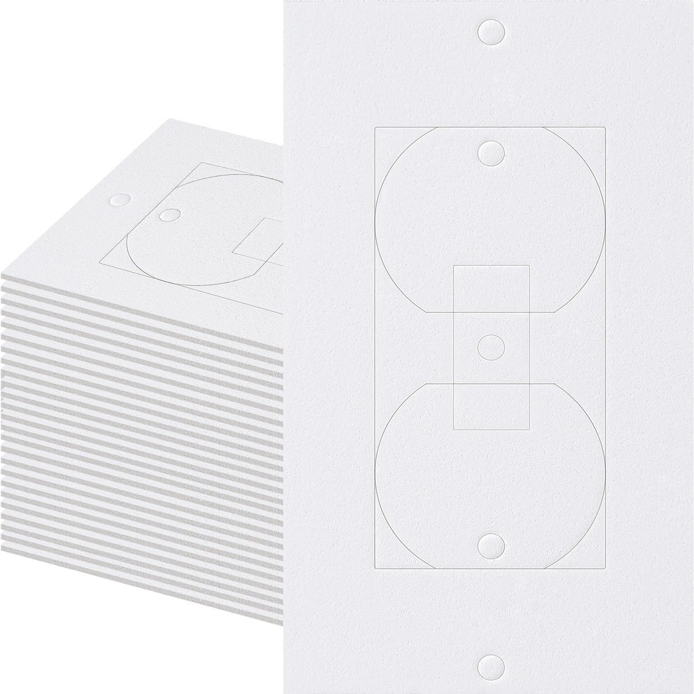 Outlet Insulators Draft Sealers, 30 Pack Electrical 30, White