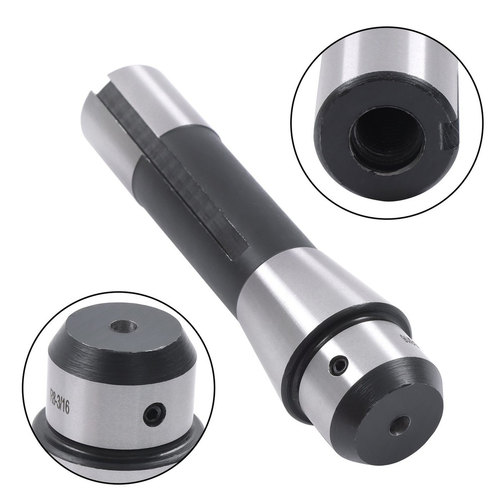 3/16" Precision R8 End Mill Holder Adapter For Machines Adaptor Tool Milling