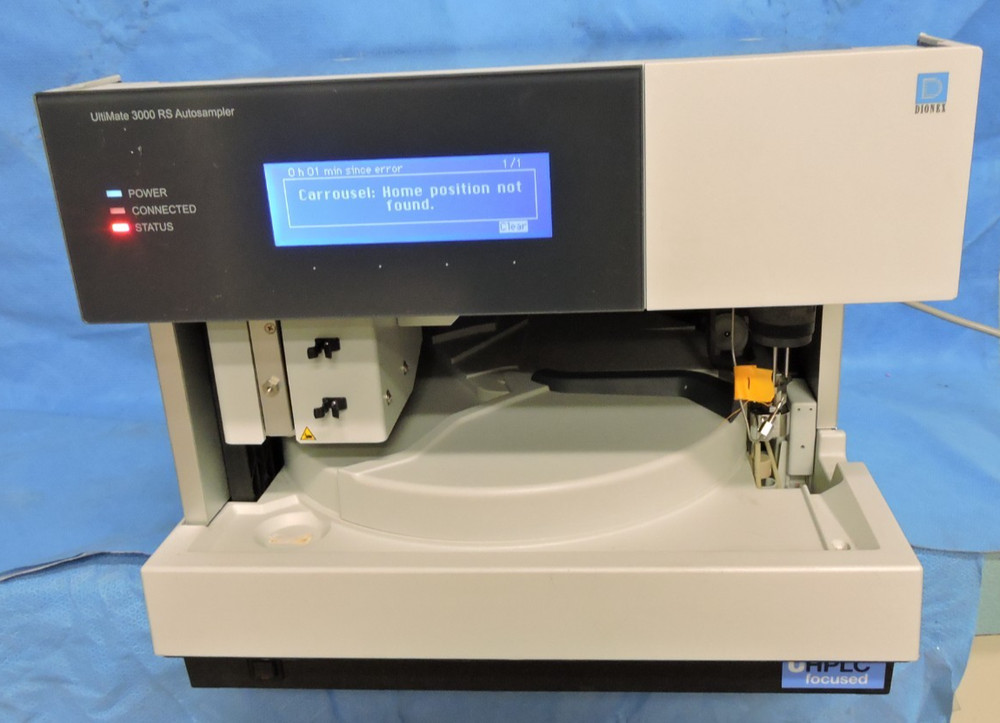 Thermo UltiMate WPS-3000TRS Rapid Separation Plate Autosampler / Carousel Error