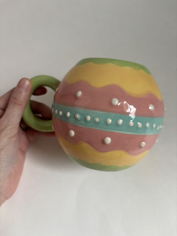 🐣Transpac Easter Green Spring Egg Pastel Mug