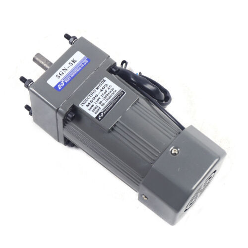 90W 110V AC Gear Motor Electric Variable Speed Controller Torque Single-Phase 5K