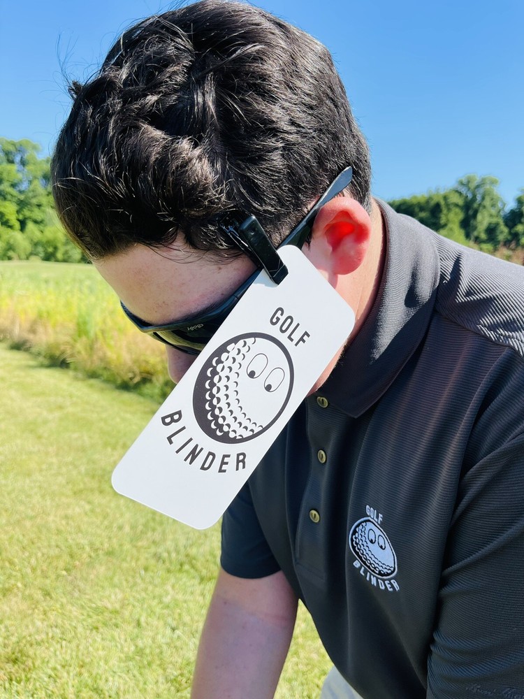 ⛳️NEW Revolutionary Golf Blinder Training Tool Aid for Swing & Putting Stroke 👀