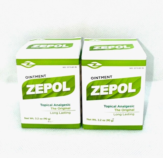 Zepol Topical Analgesic Ointment 3.2 oz ( 2 Pack )