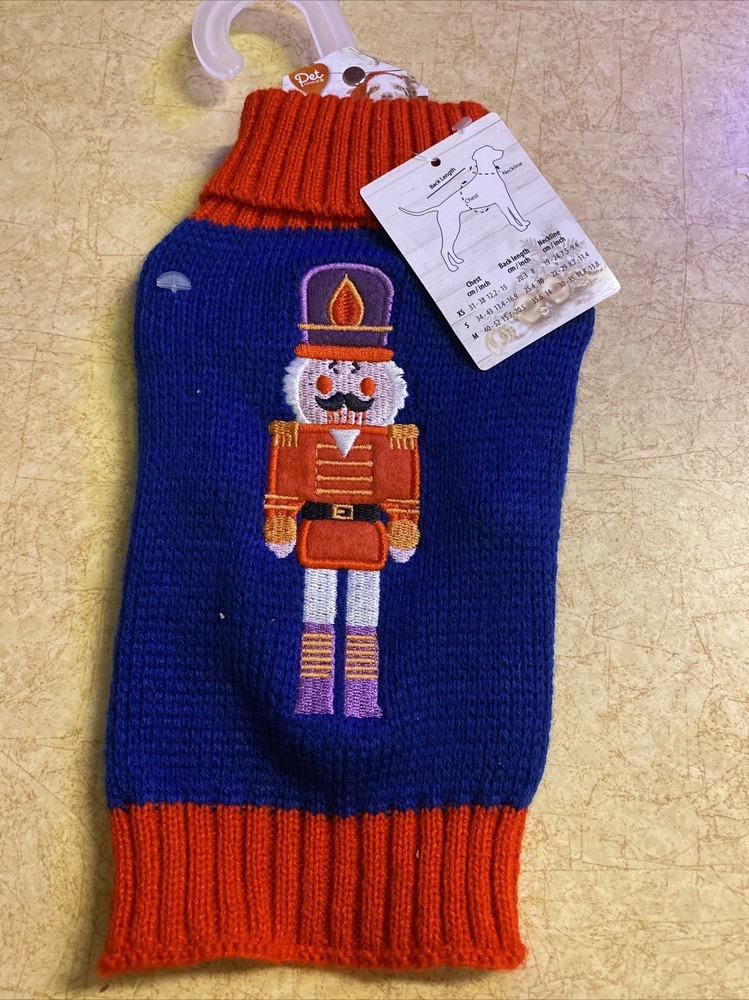 dog sweater xs Christmas Nutcracker