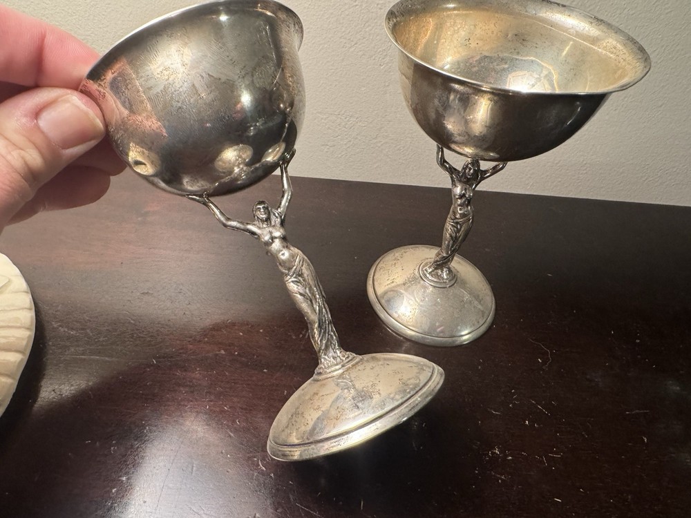Sterling Silver Nude Goblets - Magnificent