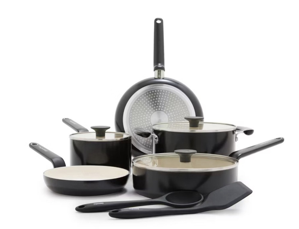GreenPan Rio Advanced 10pc Ceramic Nonstick Cookware Set (Open Box - Read)