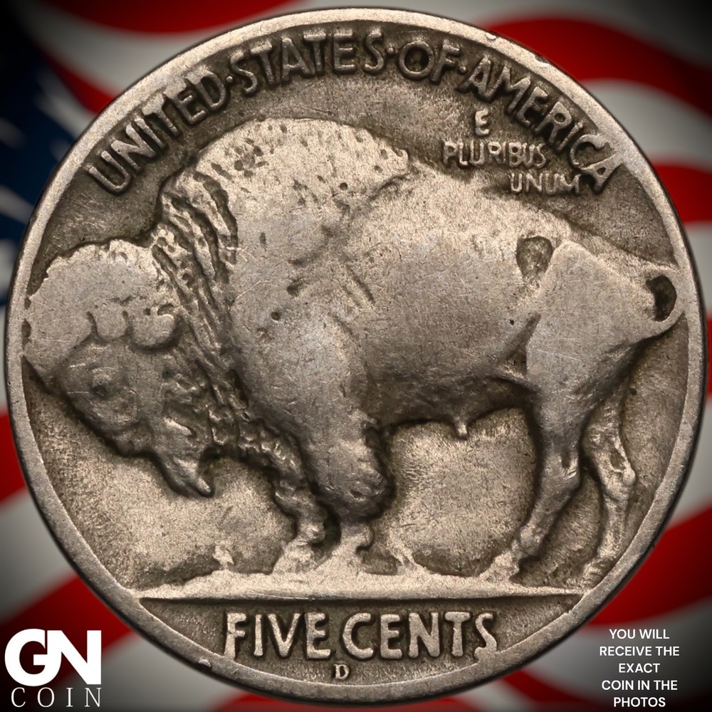 1918 D Buffalo Nickel A2813
