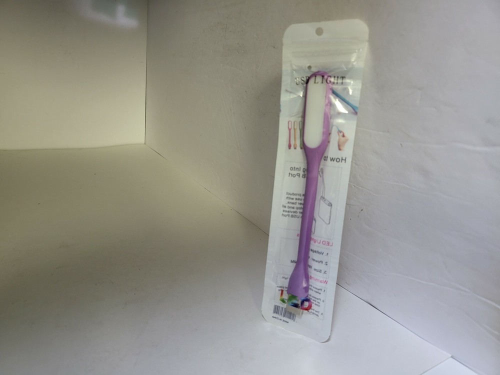 Purple Flexible USB LED Bright Light Lamp For Computer  Laptop PC Reading   #D15