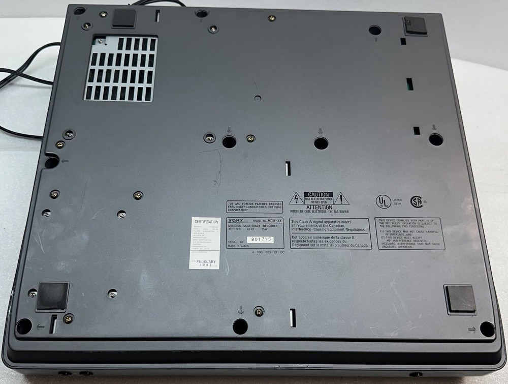 Sony MDM-X4 Minidisc Multitrack Recorder *READ*