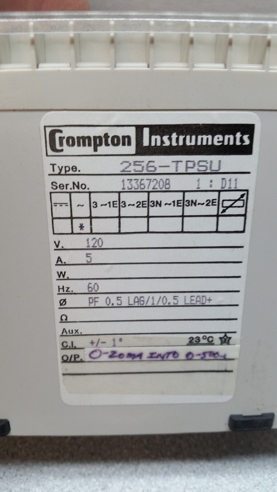 Crompton 256-TPSU Paladin Module 120V