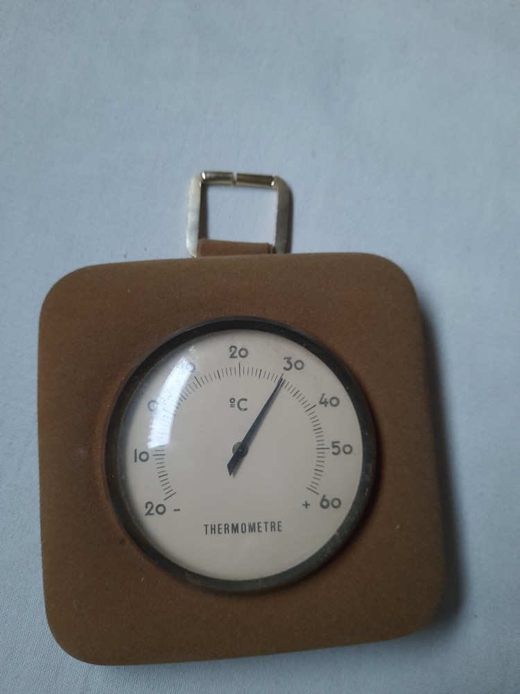 ANTIQUE RECTANGULAR THERMOMETER BAROMETER HYGROMETER