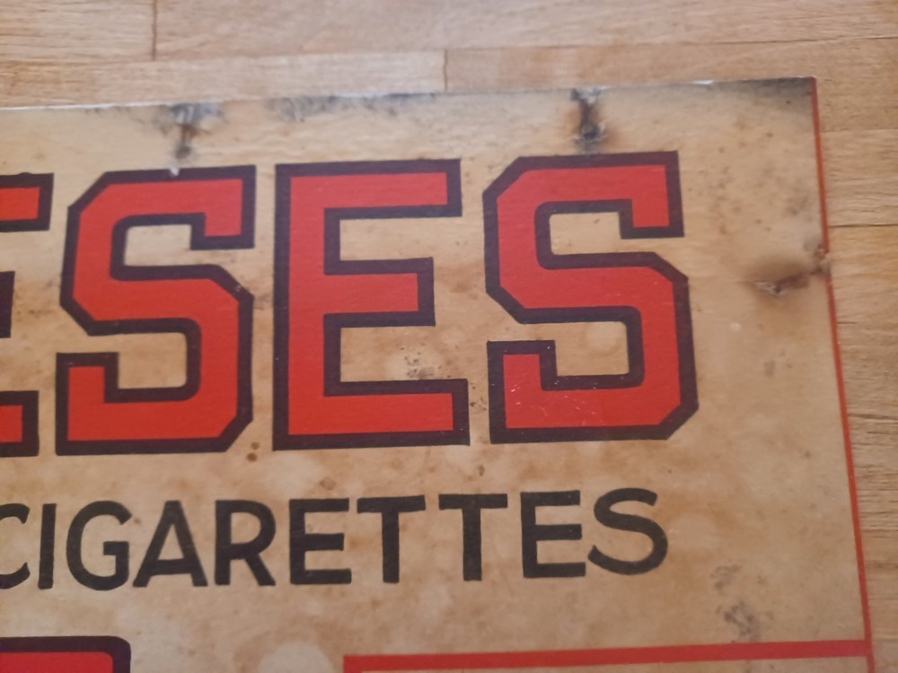 Rameses Cigarette Advertising Cardboard - Unique