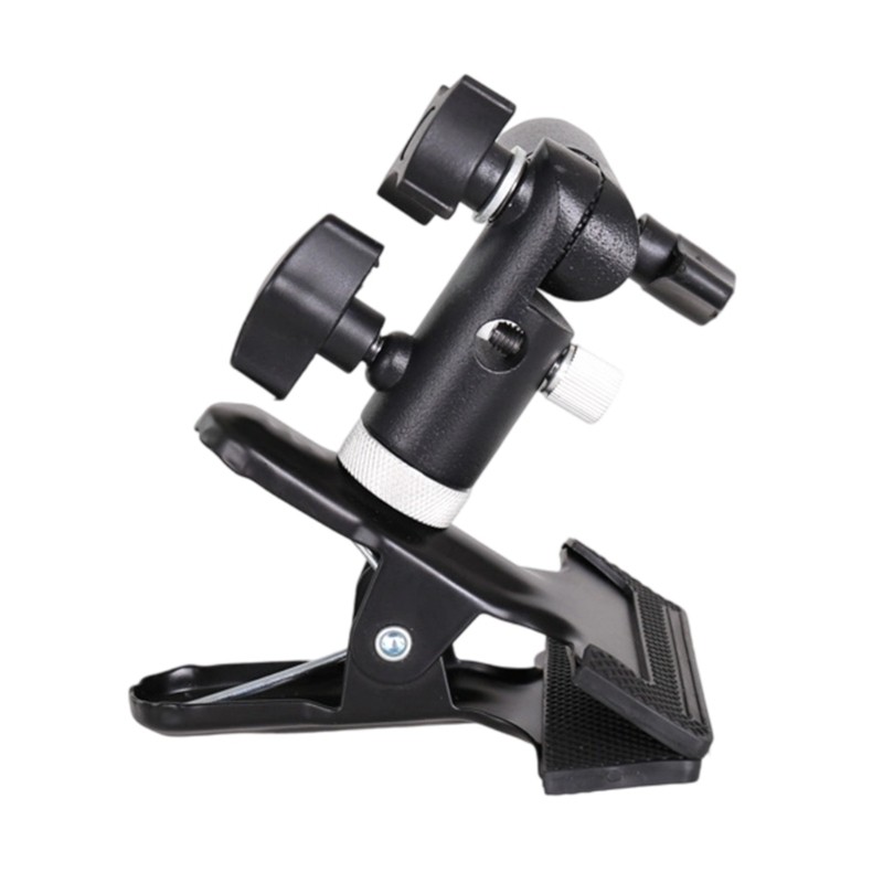 Light Stand Clamp Mount Bracket with Easy Installation and High Compatibility