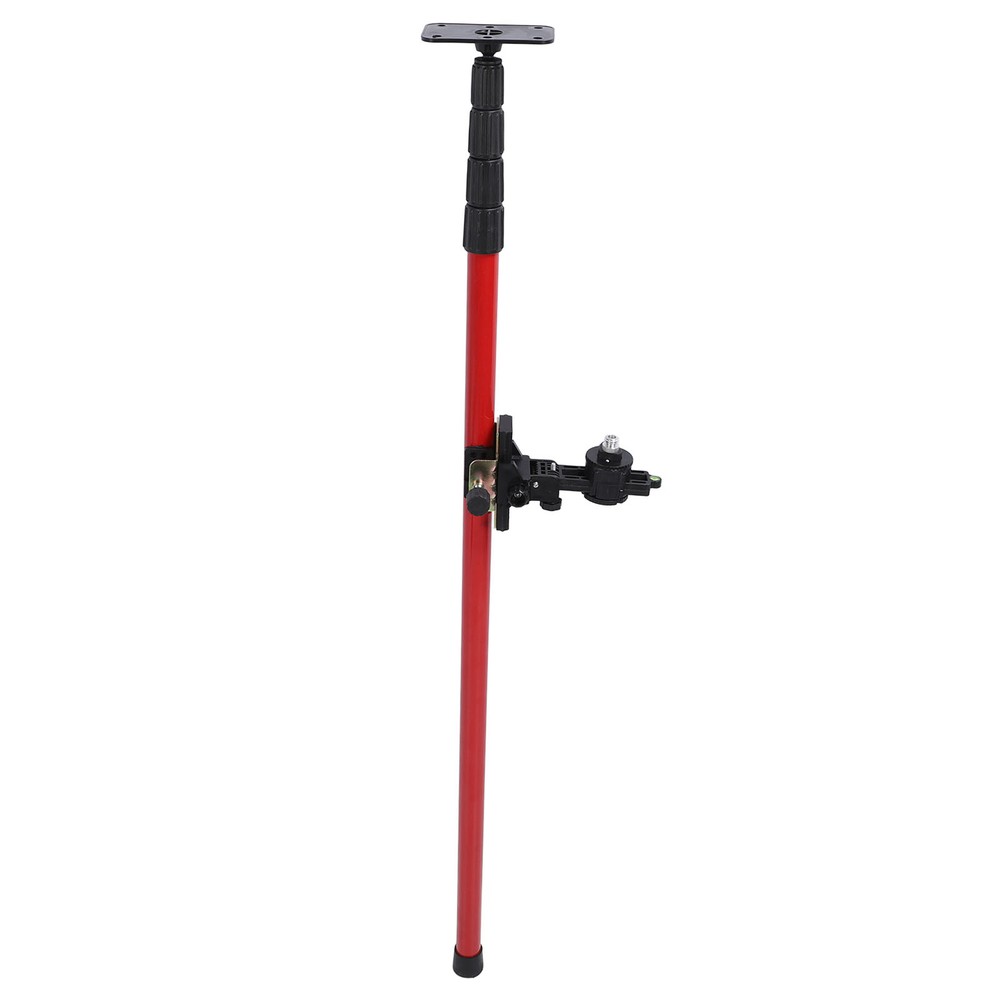 Level Pole 4m Telescopic Leveler Mounting Rod With 6mm 15.2mm Interface