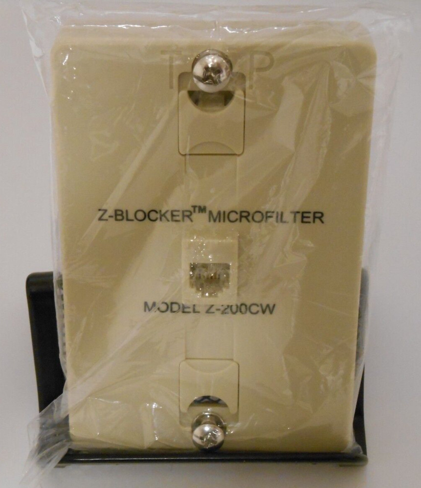 Excelsus Technologies Z-Blocker Microfilter Model Z-200CW DSL Filter New Sealed