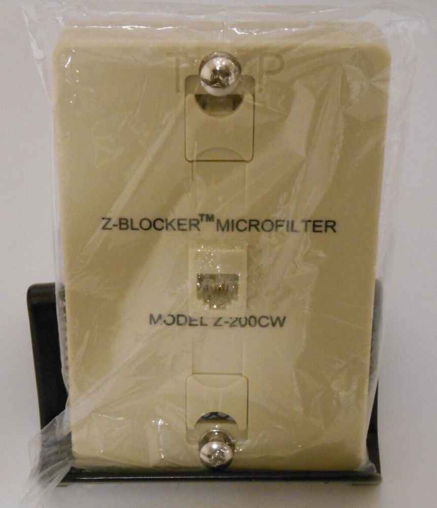 Excelsus Technologies Z-Blocker Microfilter Model Z-200CW DSL Filter New Sealed