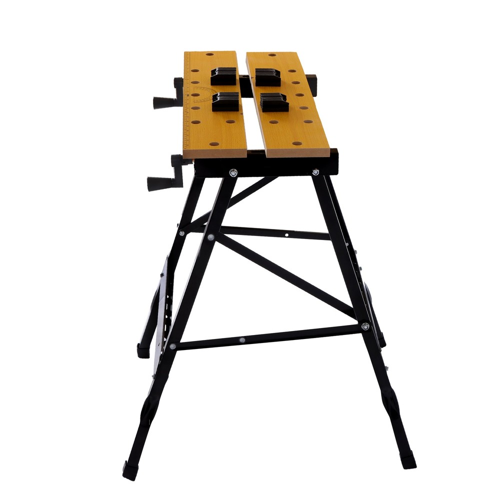 220lb Multi Purpose Folding Portable Workbench w/ Measuring Ruler and Protractor