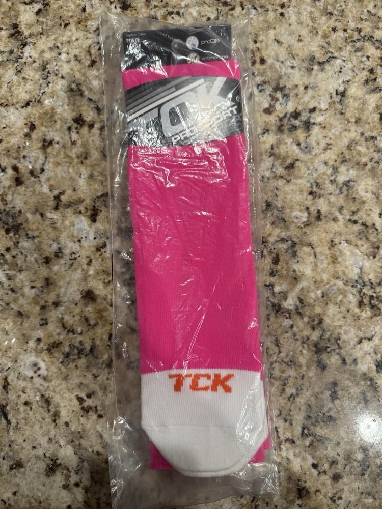 TCK Pink Soccer Socks Sz Large