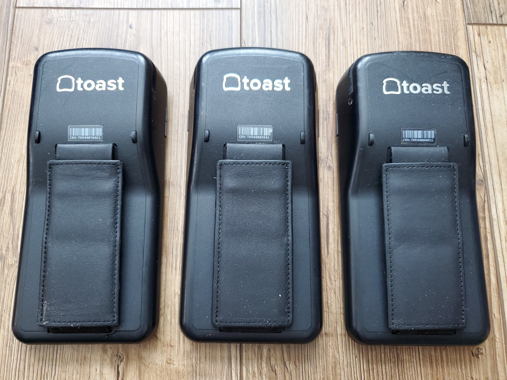 Three(3) Toast Flex POS Go 2 Handheld Tablet Mobile Computer Device - TG200