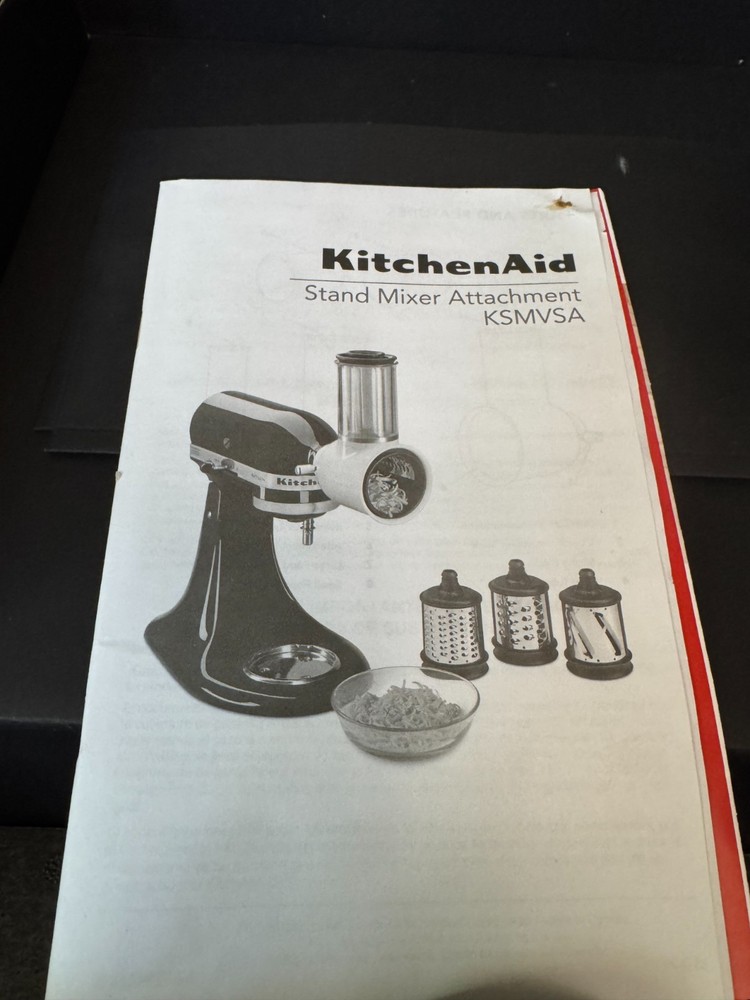 KitchenAid KSMVSA Fresh Prep Shredder Attachment - White