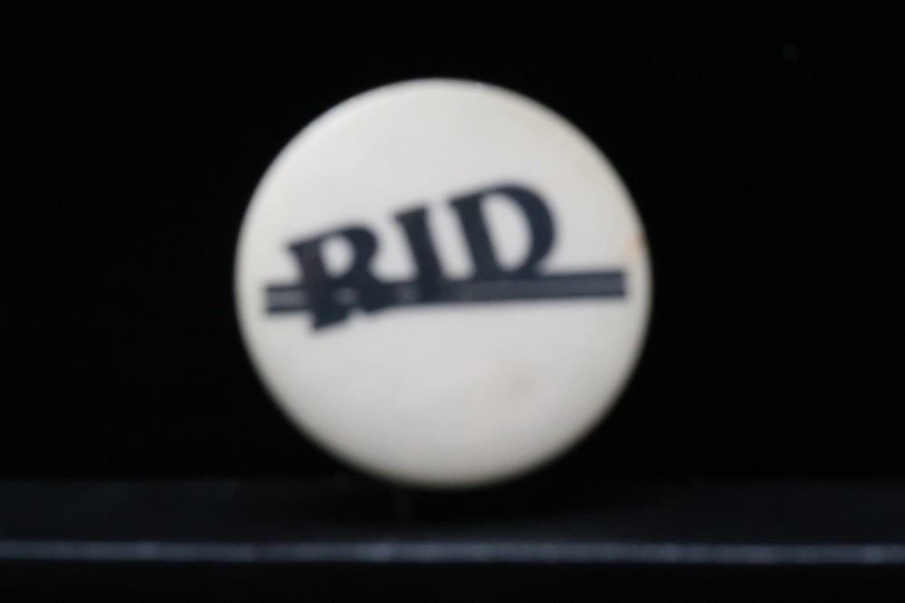 Vtg Button Pinback RID Advertising Ephemera Unique Find