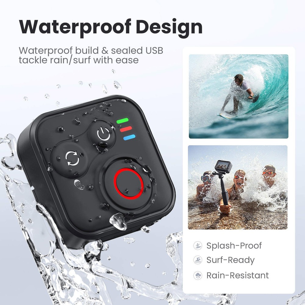 1PCS Seamless Connection Bluetooth Camera Remote Control for GoPro Hero series