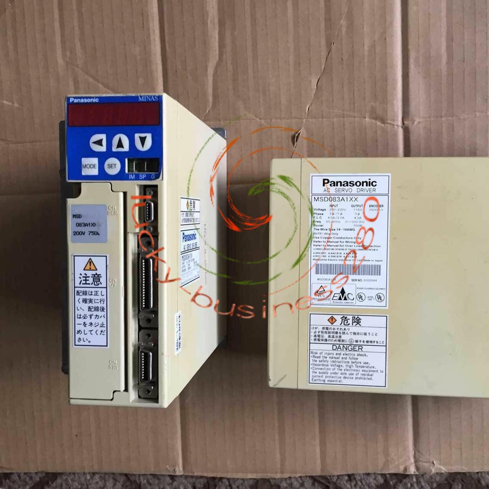 USED Panasonic Servo Driver MSD083A1XX Tested
