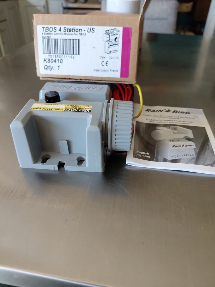 Rain Bird TBOS-BT4 LT Bluetooth Timer Irrigation Controller 4 Station K80410