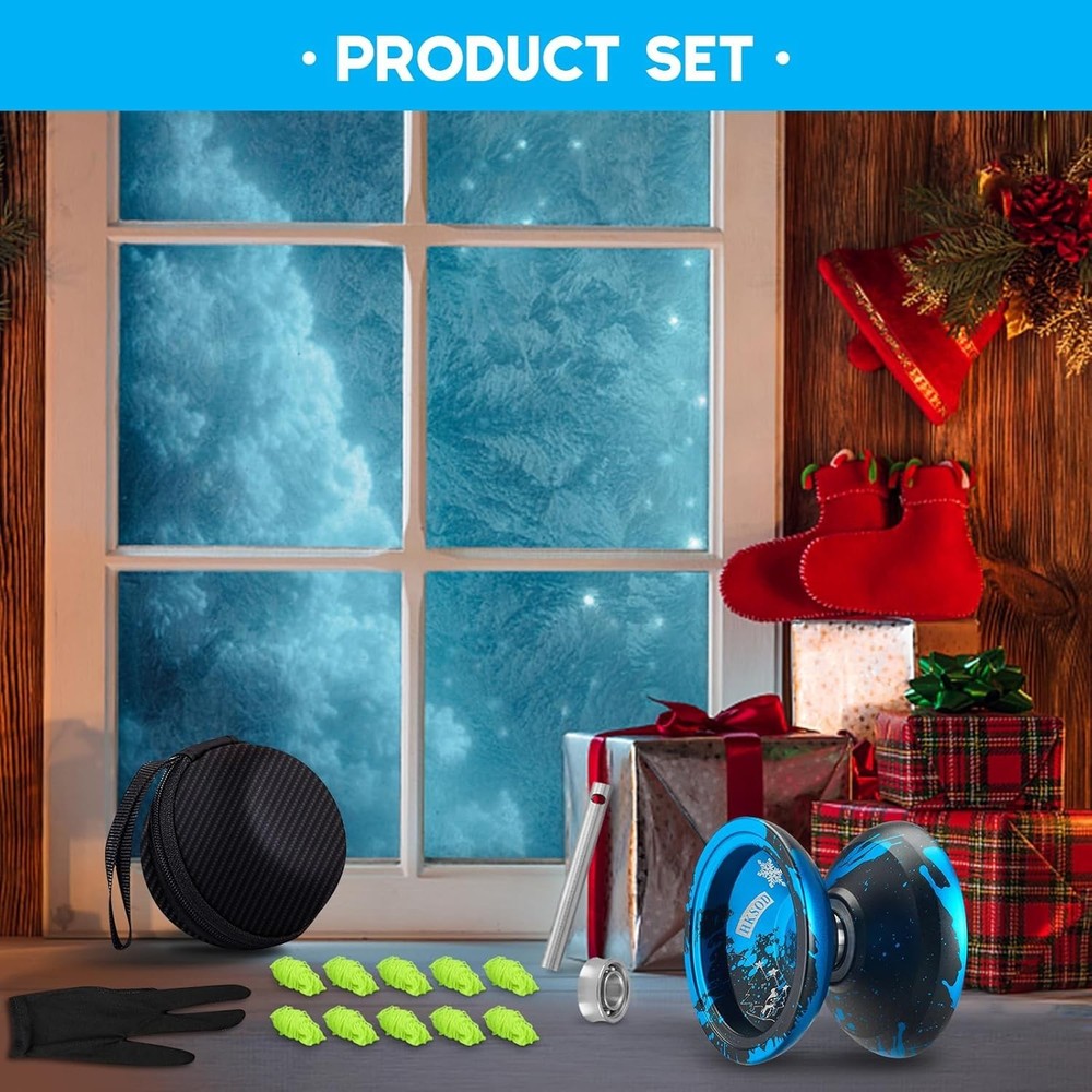 Responsive Yoyo Professional with Dual Function, with Replacement Bearing + 10 Y
