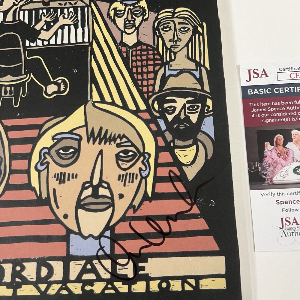 LIME CORDIALE SIGNED PERMANENT VACATION VINYL RECORD + JSA COA