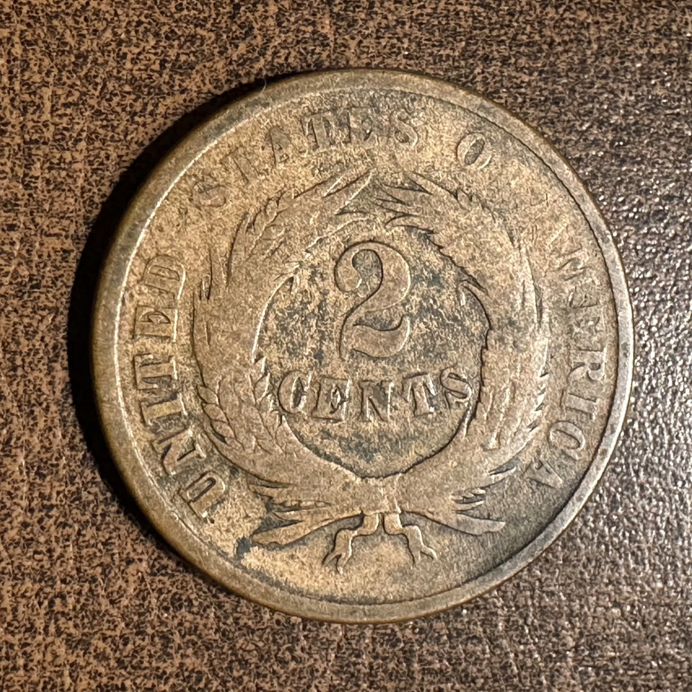 1865 Two Cents Piece