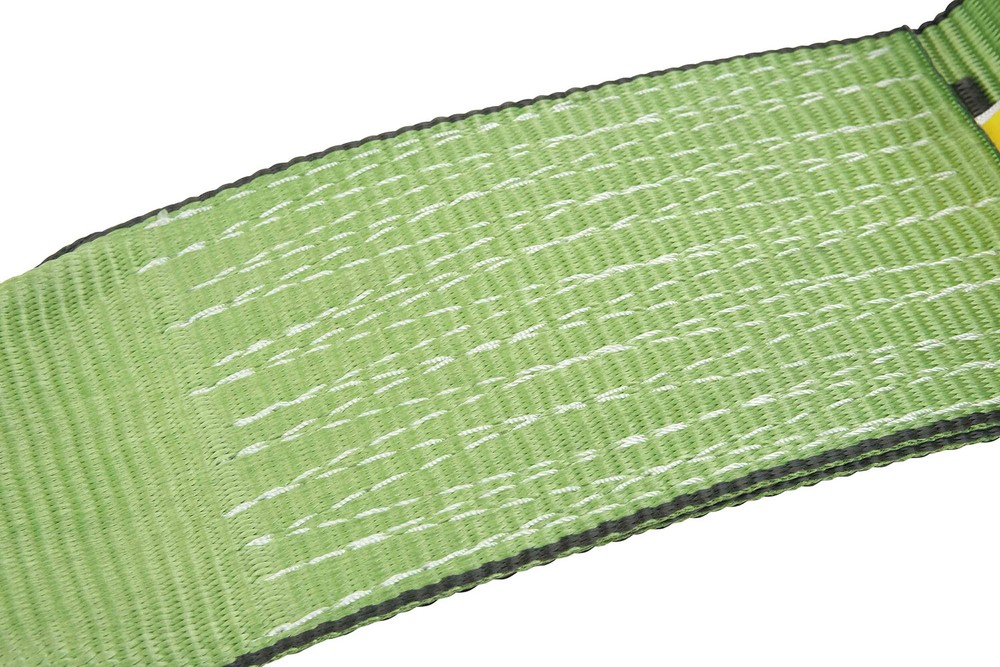 (4 Pack) 4" x 30' Winch Strap with Flat Hook - Green Flatbed Tie Down