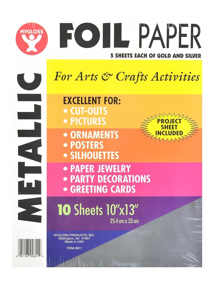 Hygloss Metallic Foil Paper
