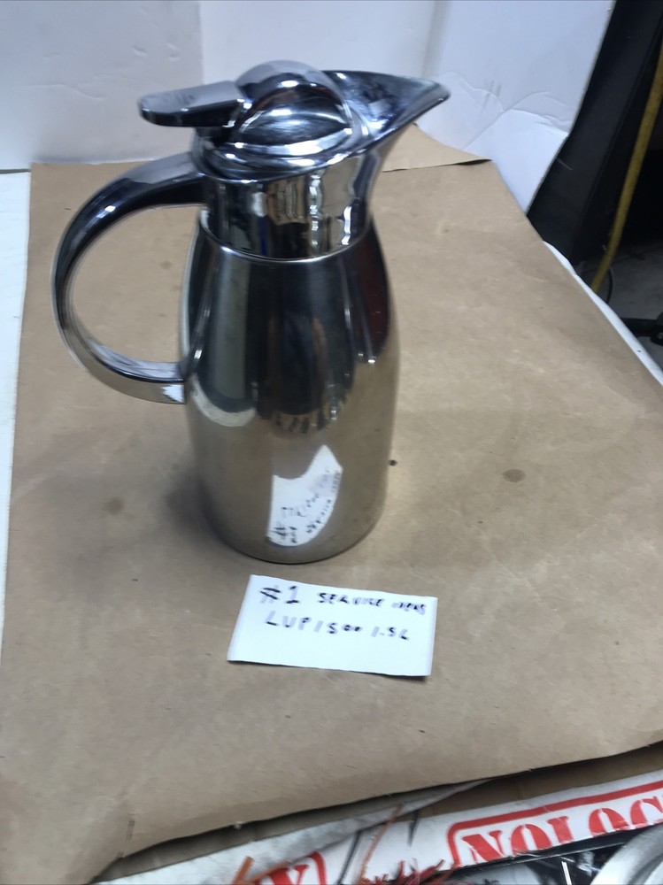 SERVICE IDEAS LVP1500 Elite Touch Push Button Server 1.5L Polished Stainless