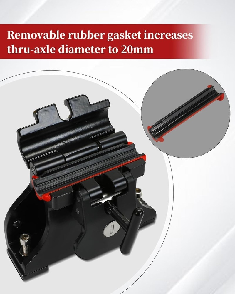 Locking Thru-Axle Fork Mounts, Adjustable Locking Thru-axle Track Bracket, wi...