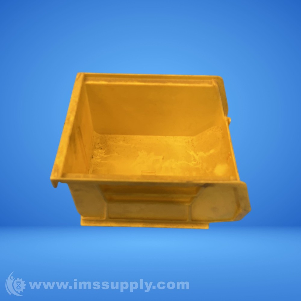 Akro Mils 30-210 YELLOW Plastic Nesting Shelf Bin Box USIP