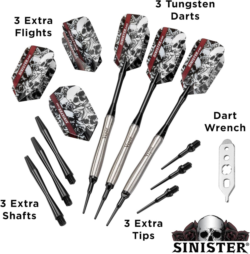 Viper Sinister 95% Tungsten Soft Tip Darts