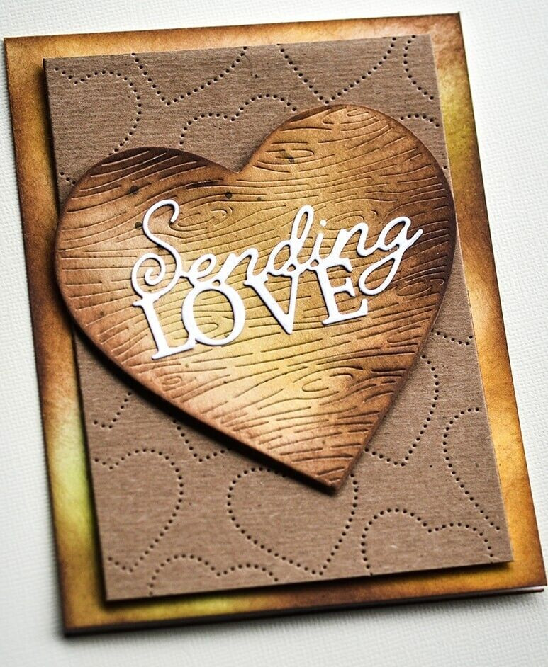 Memory Box Slim Pinpoint Heart Plate Craft Die