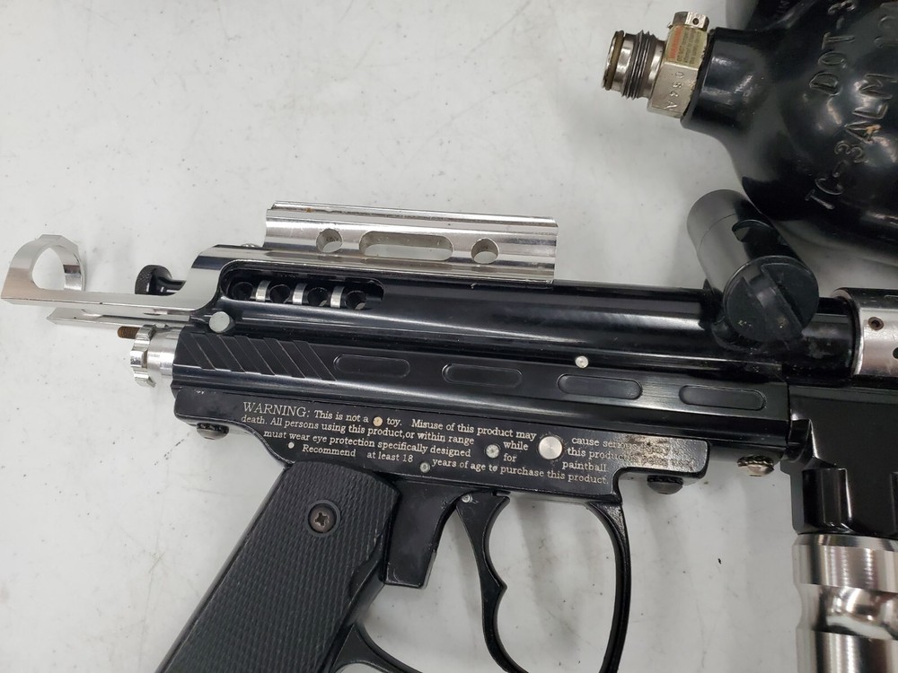 Java Spyder Compact Paintball Gun With Expansion Chamber Barrel Feeder