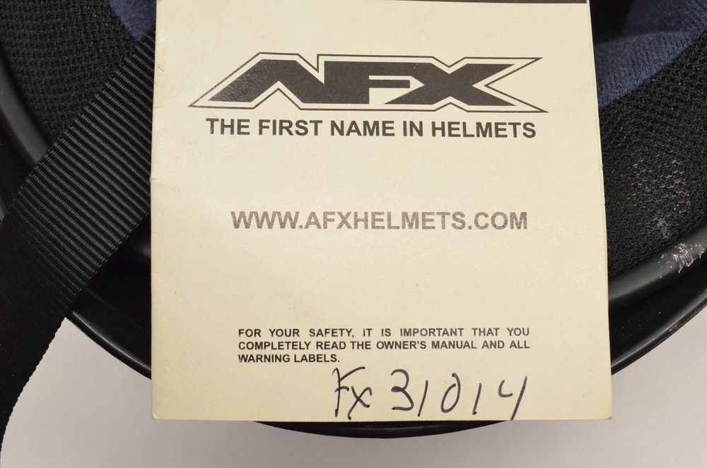 AFX FX31014 Black Helmet Medium NOS