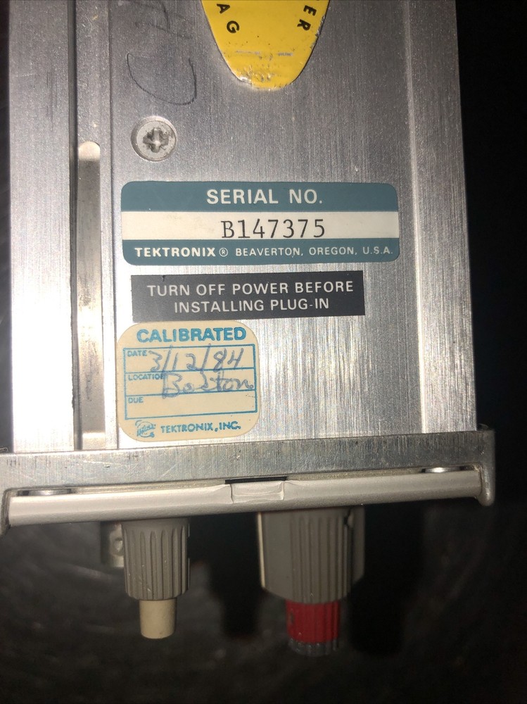 Tekronix Dual Trace Amplifier Module Unit model 7A18