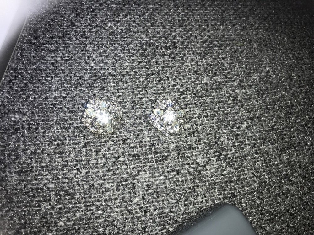 Stunning Rhinestone Clip Earrings