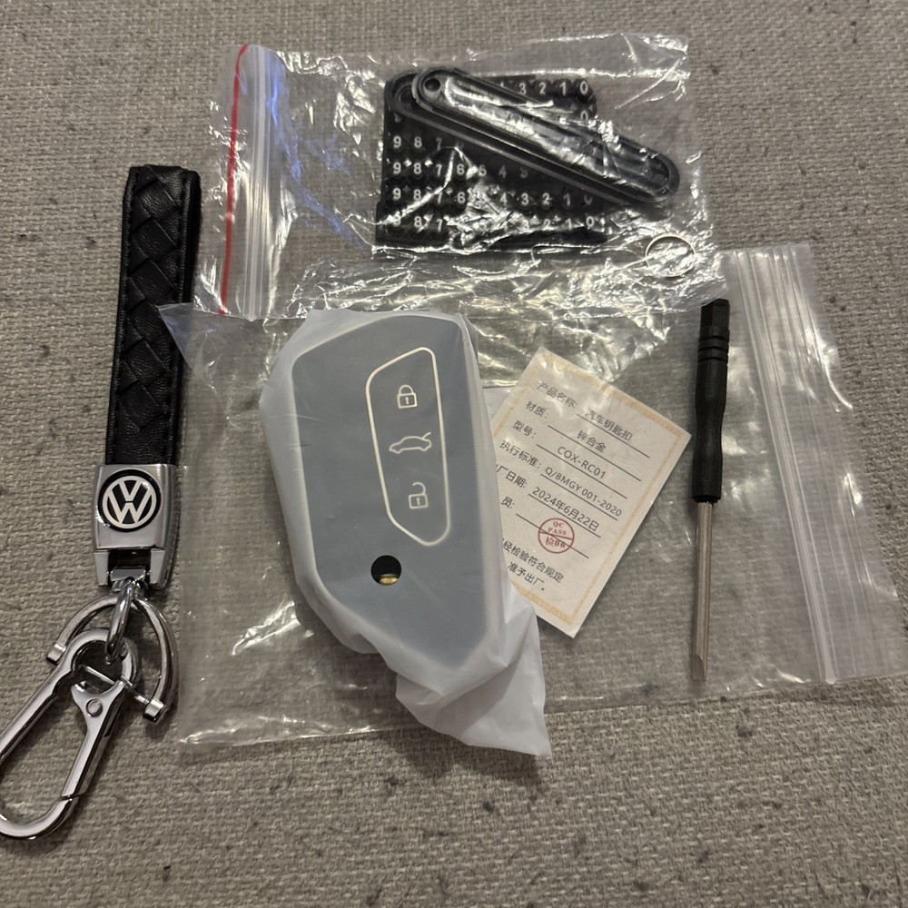 Key Cover Case Keyring For VW