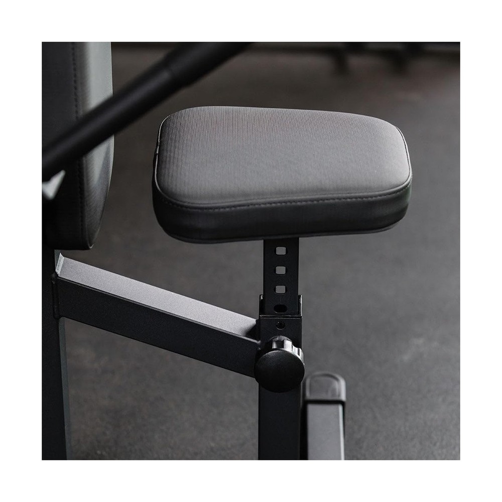 Plate Loaded Seated Dip Machine, 200 LB Capacity, Adjustable Seat & Backrest