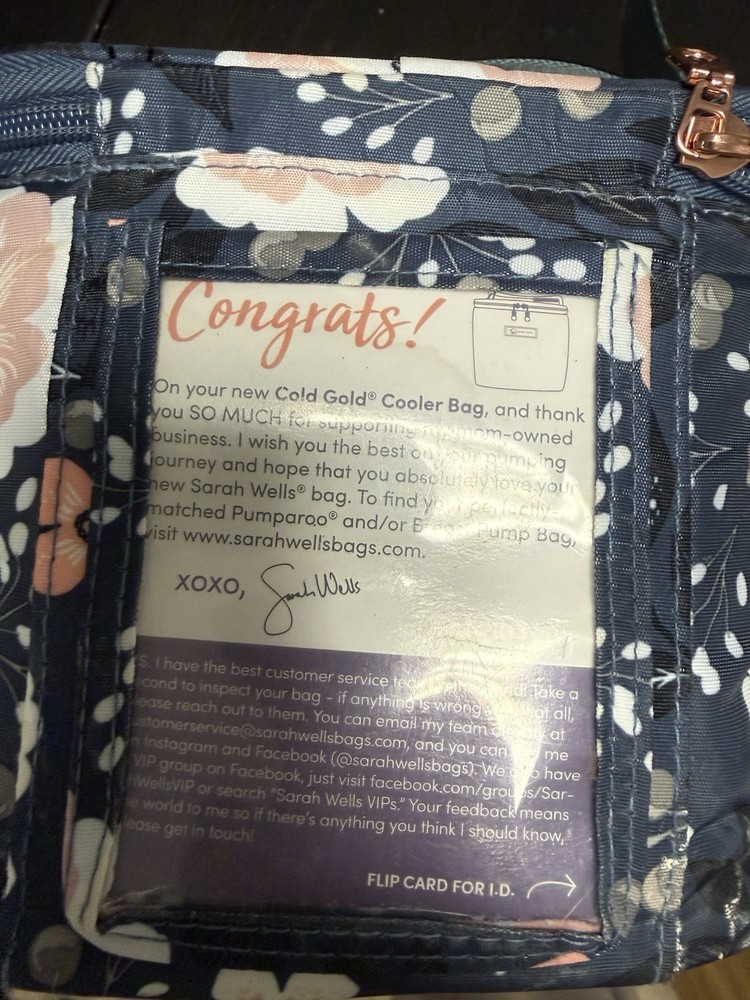 Sarah Wells Breast Pump Cooler