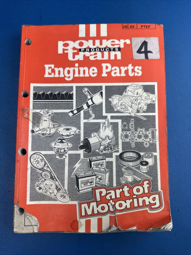 POWER TRAIN ENGINE PARTS BOOK 1989 502 PAGES SAME DAY DISPATCH