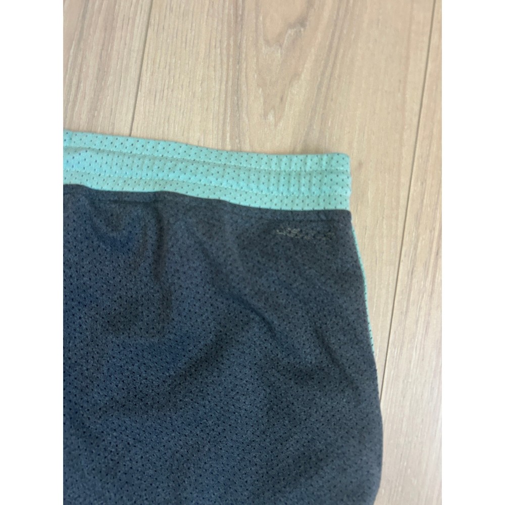 Hurley Gray/Green Stripe Mesh Shorts - Size Medium
