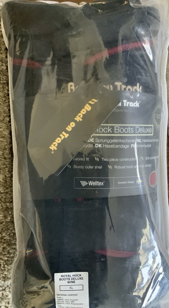 🏅Back On Track Therapeutic Royal Quick Wraps Deluxe - Wine