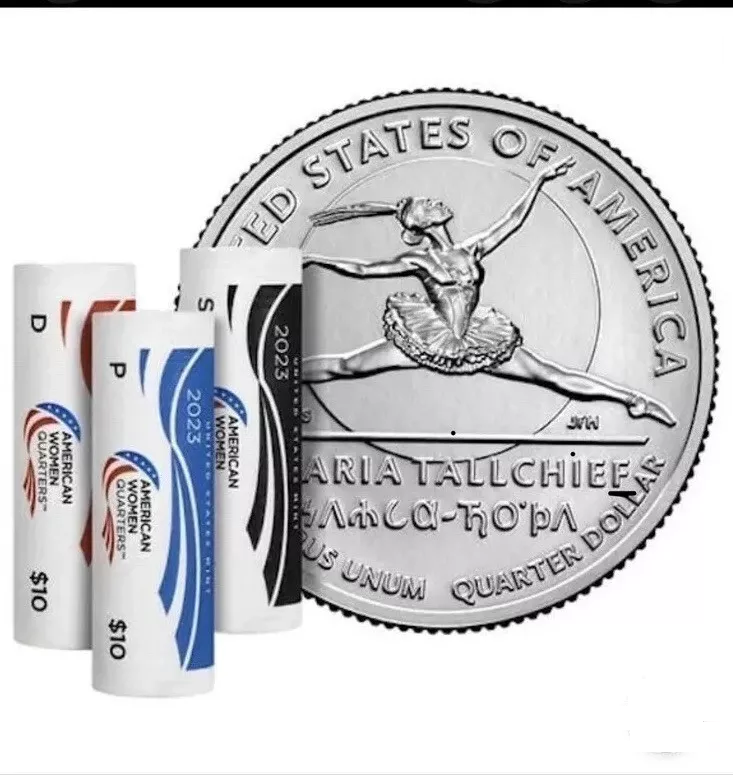 2023 Maria Tallchief Quarters PDS ( 3 Quarter Set )