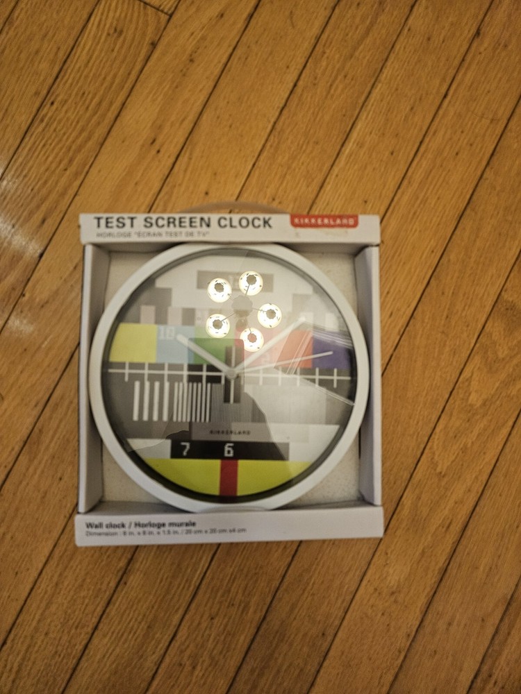 Kikkenland Test Screen Clock